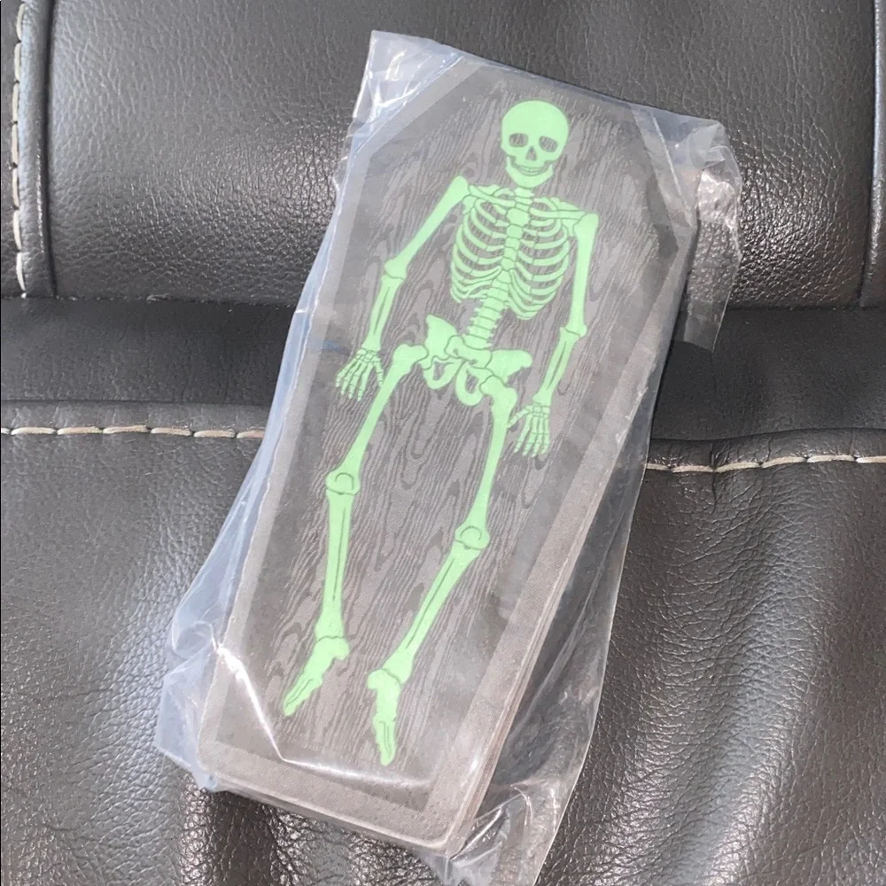 Glow in the Dark Skeleton‎ Halloween Party Cocktail Napkins